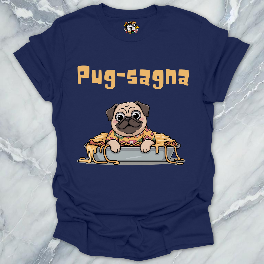 Pugsagna Pug Lasagna T-Shirt