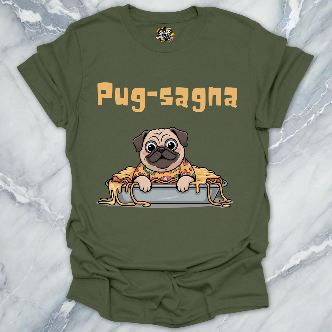 Pugsagna Pug Lasagna T-Shirt