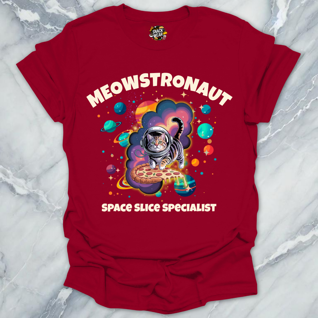 Meowstronaut – Space Slice Specialist T-Shirt