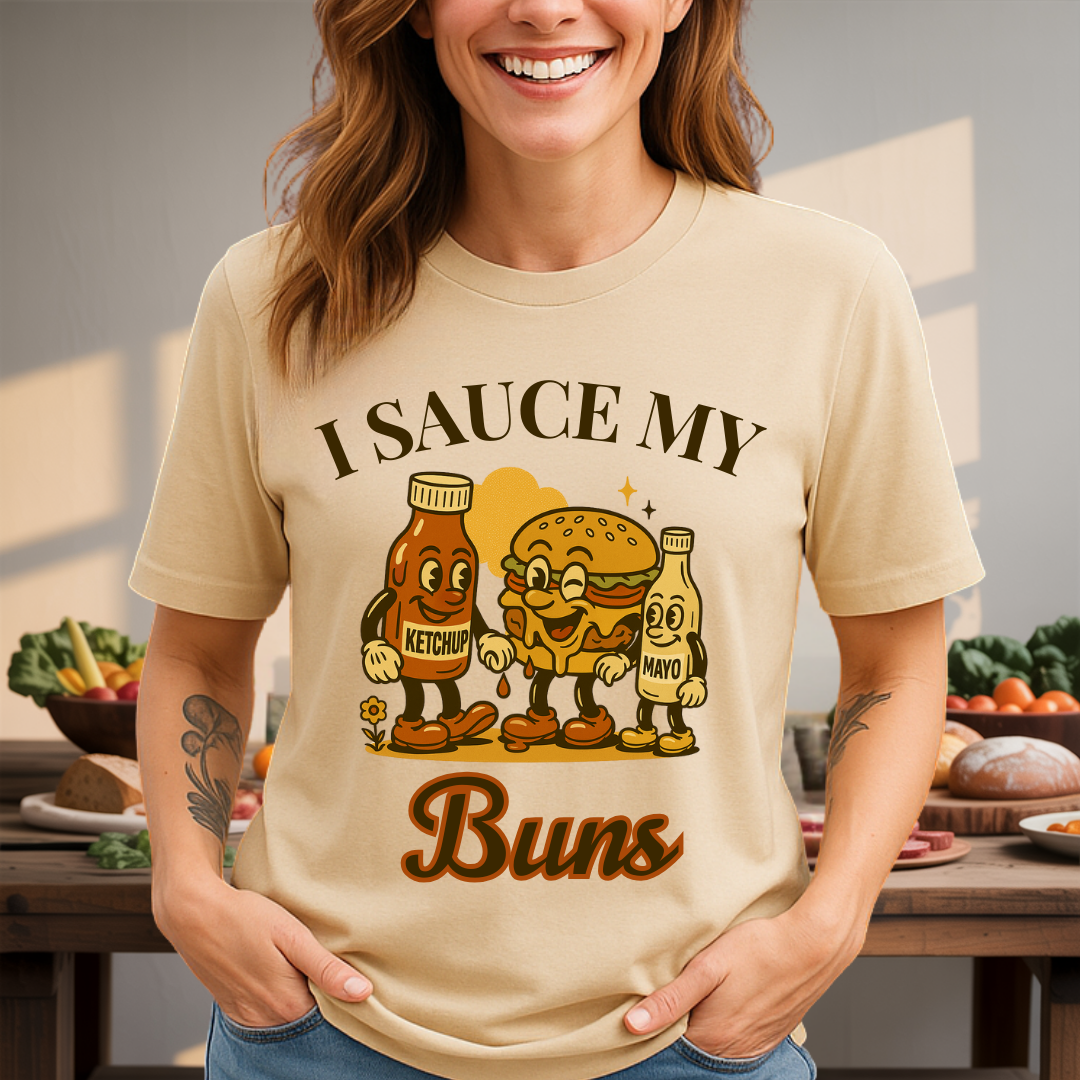 Sauce Buns Burger T-Shirt
