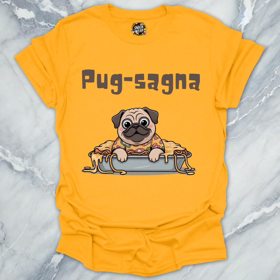 Pugsagna Pug Lasagna T-Shirt