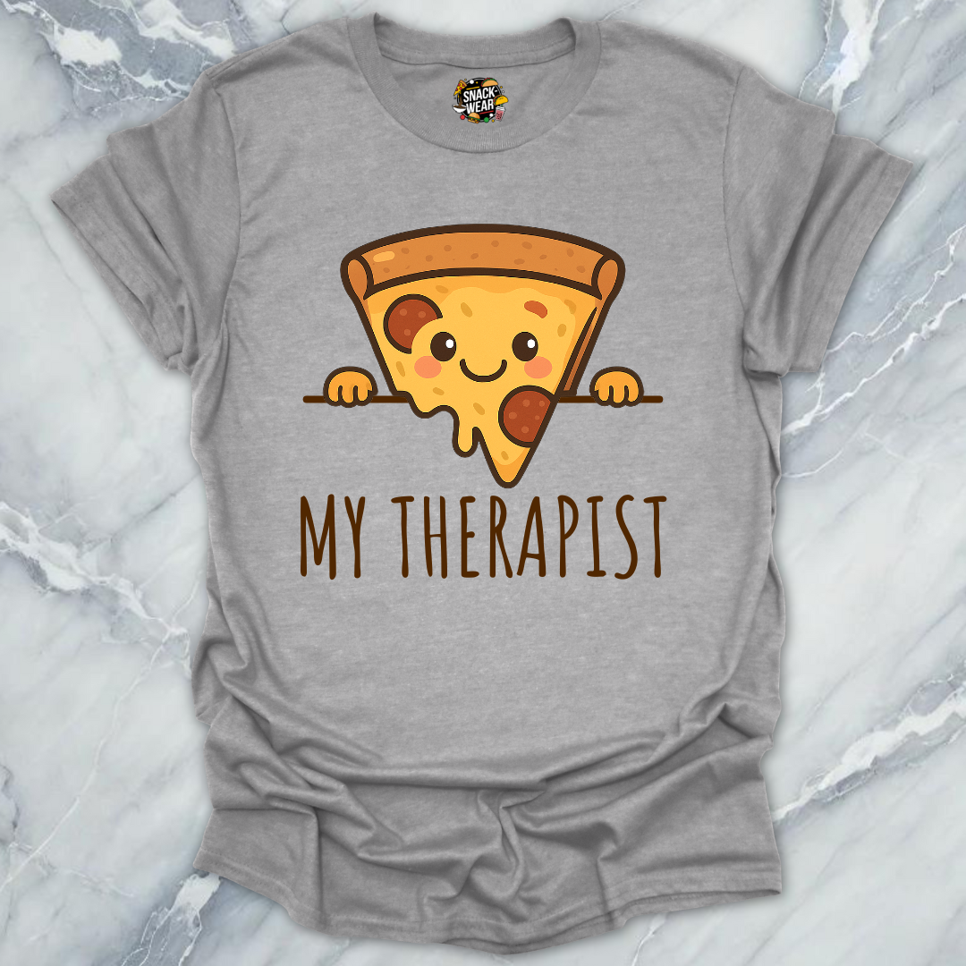 My Therapist Pizza T-Shirt