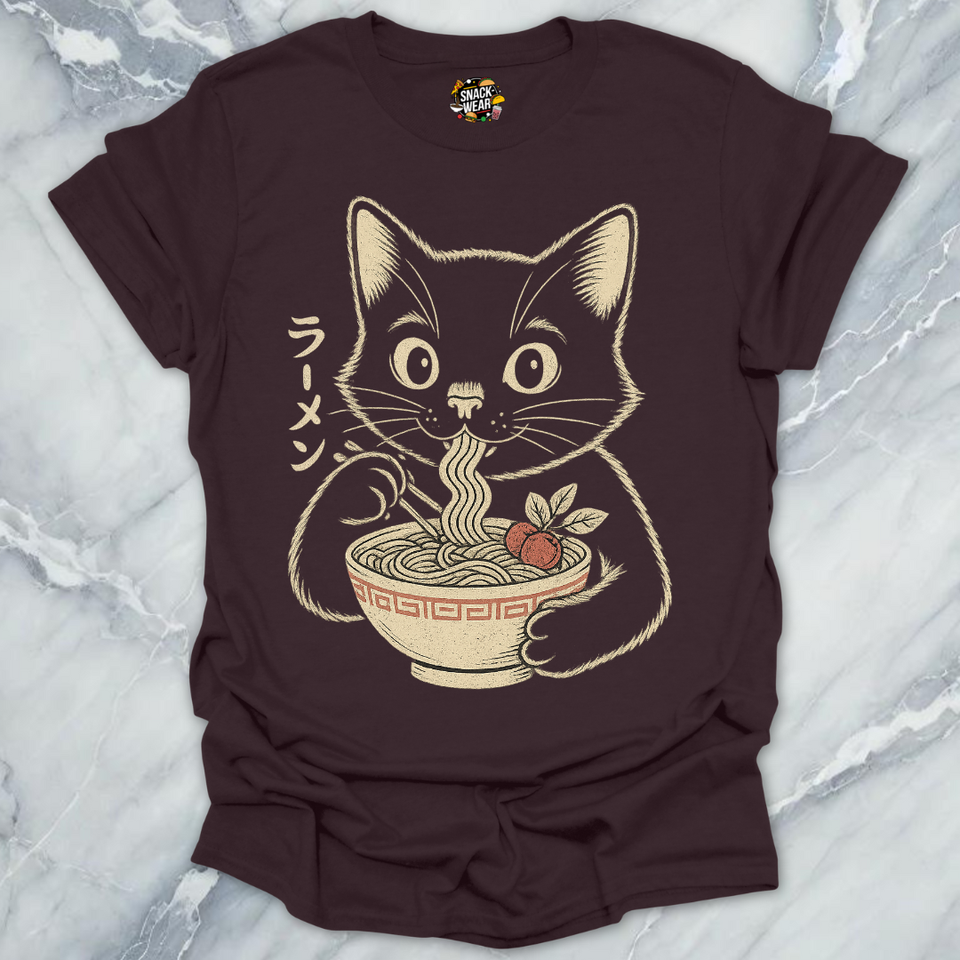 Ramen Cat Sketch T-Shirt