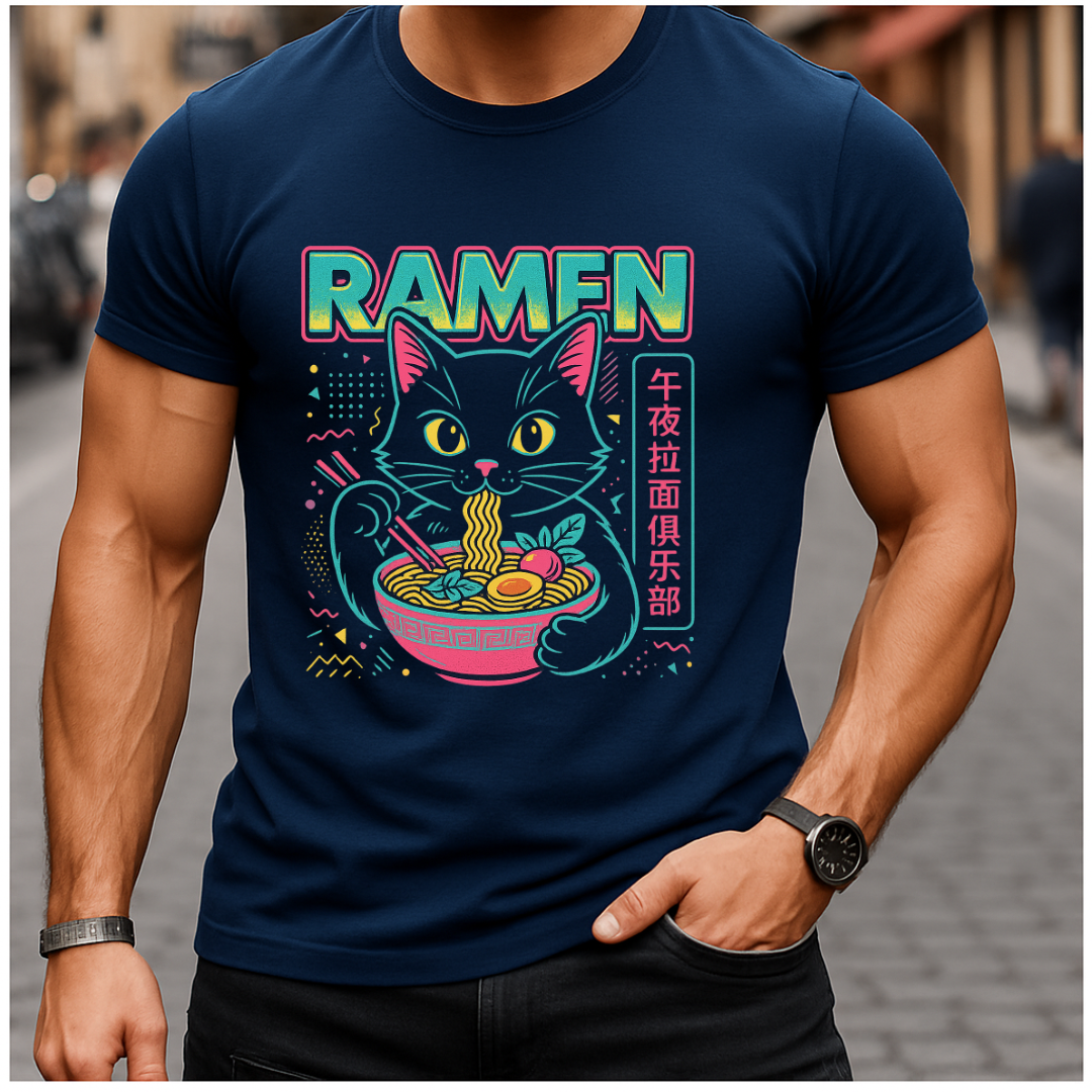 Ramen Y2K Cat T-Shirt