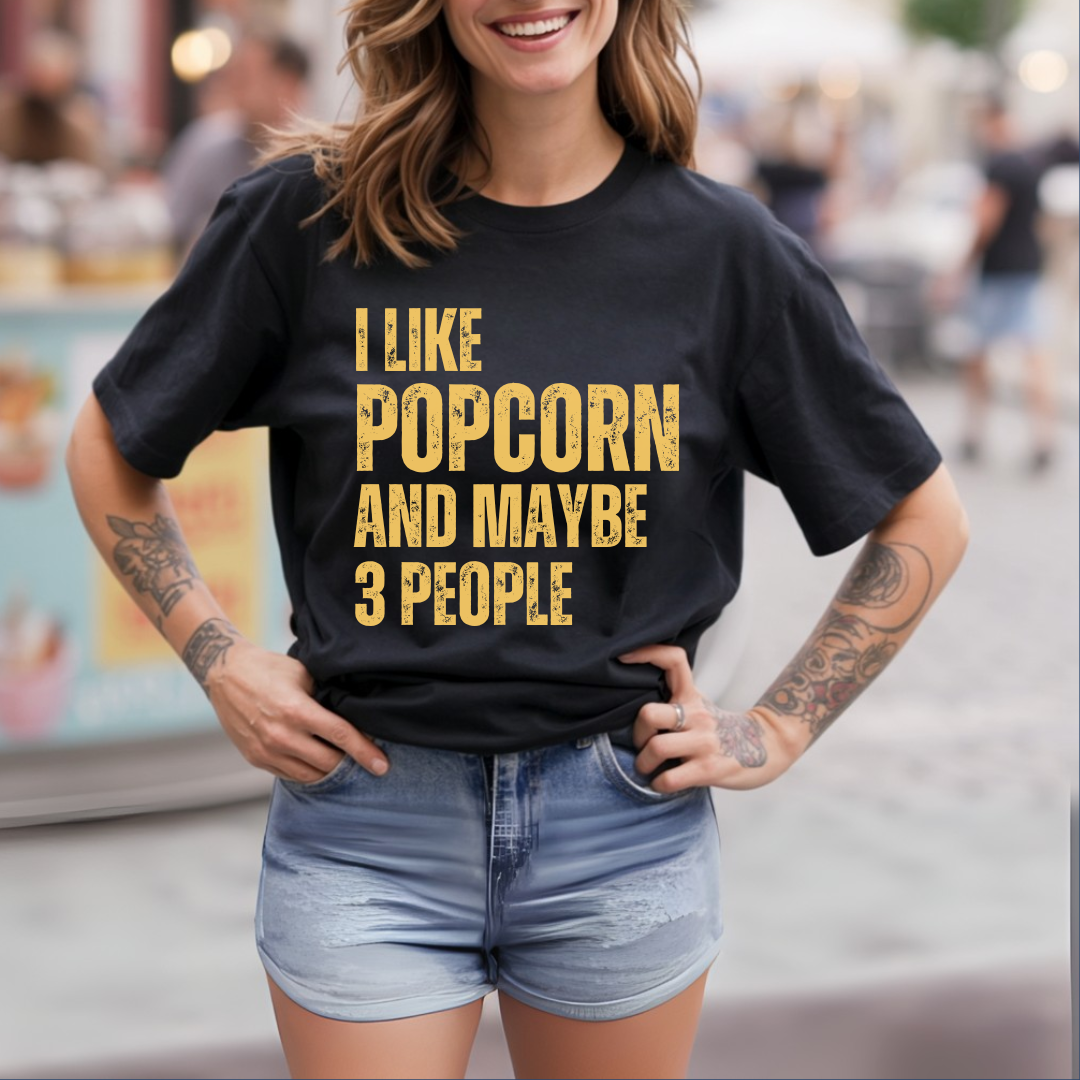 Popcorn & few People T-Shirt