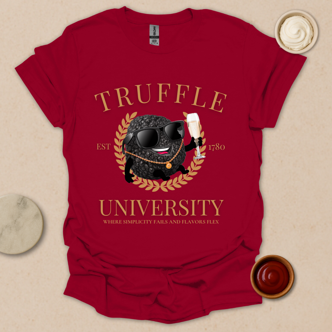 Truffle University – Gourmet Parody Tee for Fancy Foodies T-Shirt