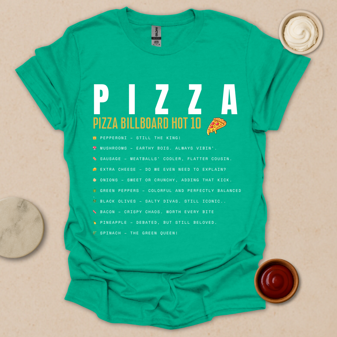 Pizza Chart Topper T-Shirt