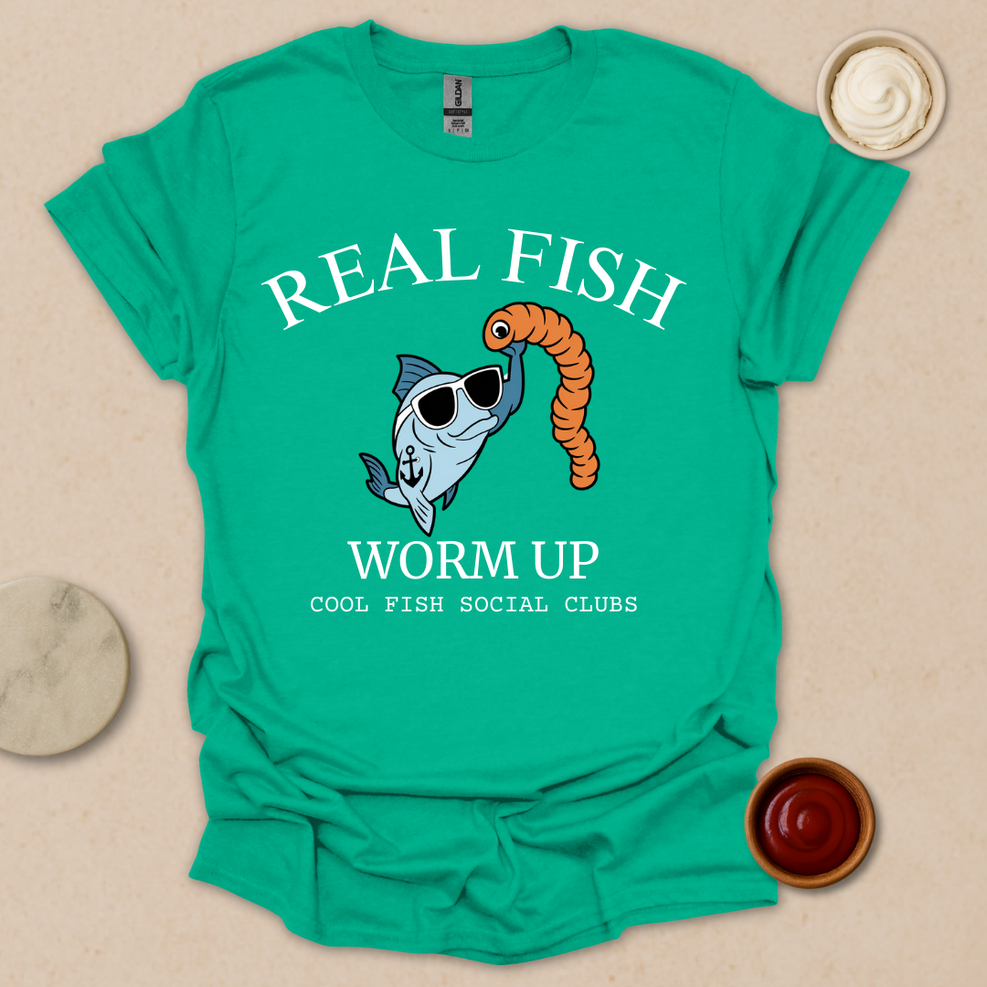 Real Fish Worm Up T-Shirt