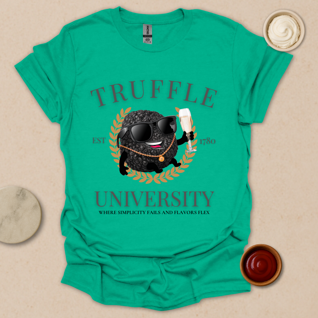 Truffle University – Gourmet Parody Tee for Fancy Foodies T-Shirt