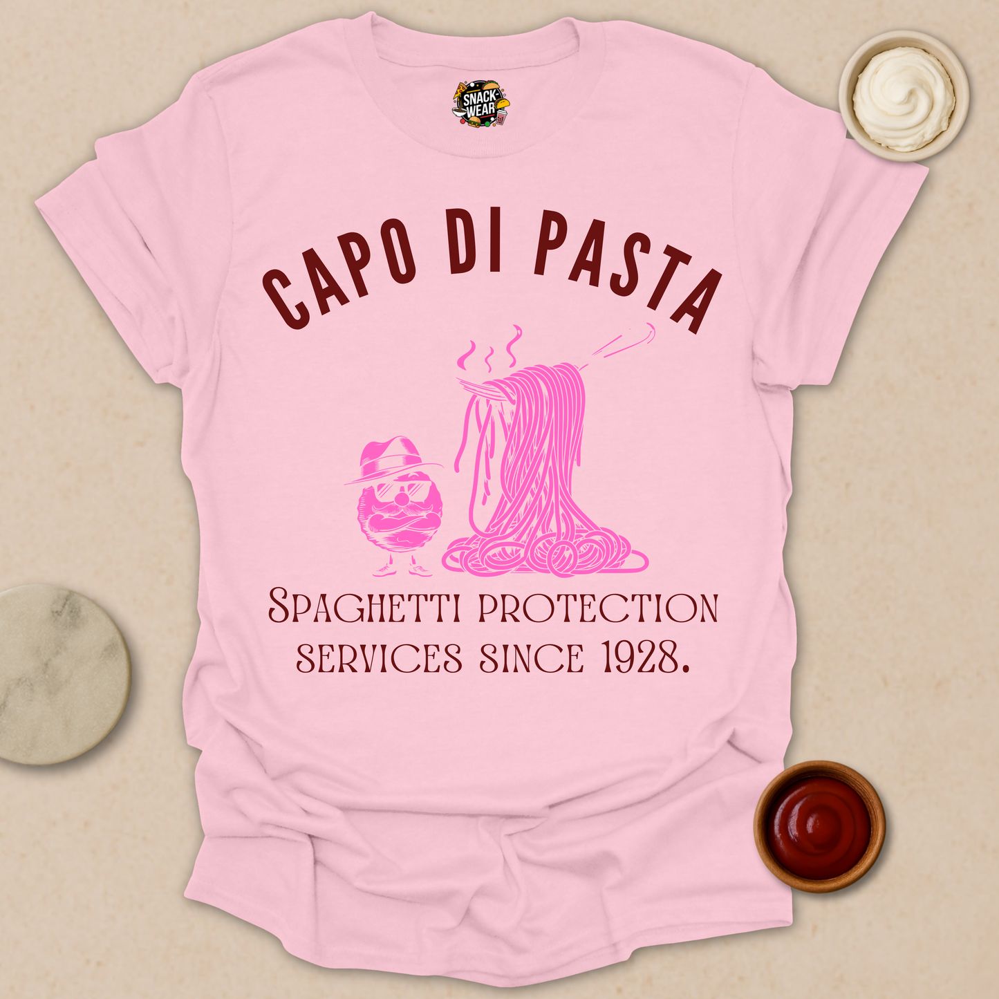 Capo Di Pasta - Spaghetti and Meatballs Mafia Tee