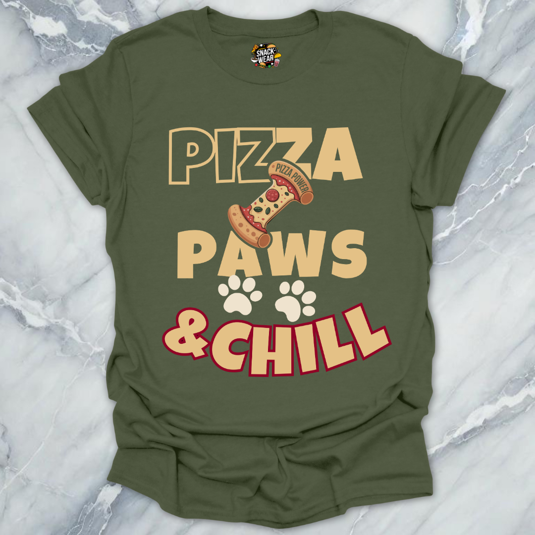 Pizza Paws & Chill Tee T-Shirt