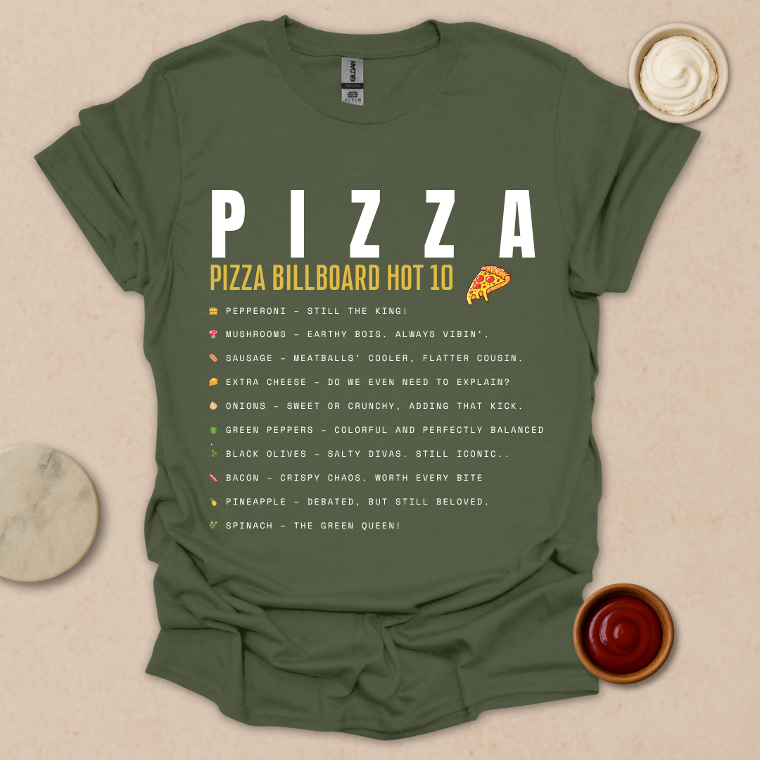 Pizza Chart Topper T-Shirt