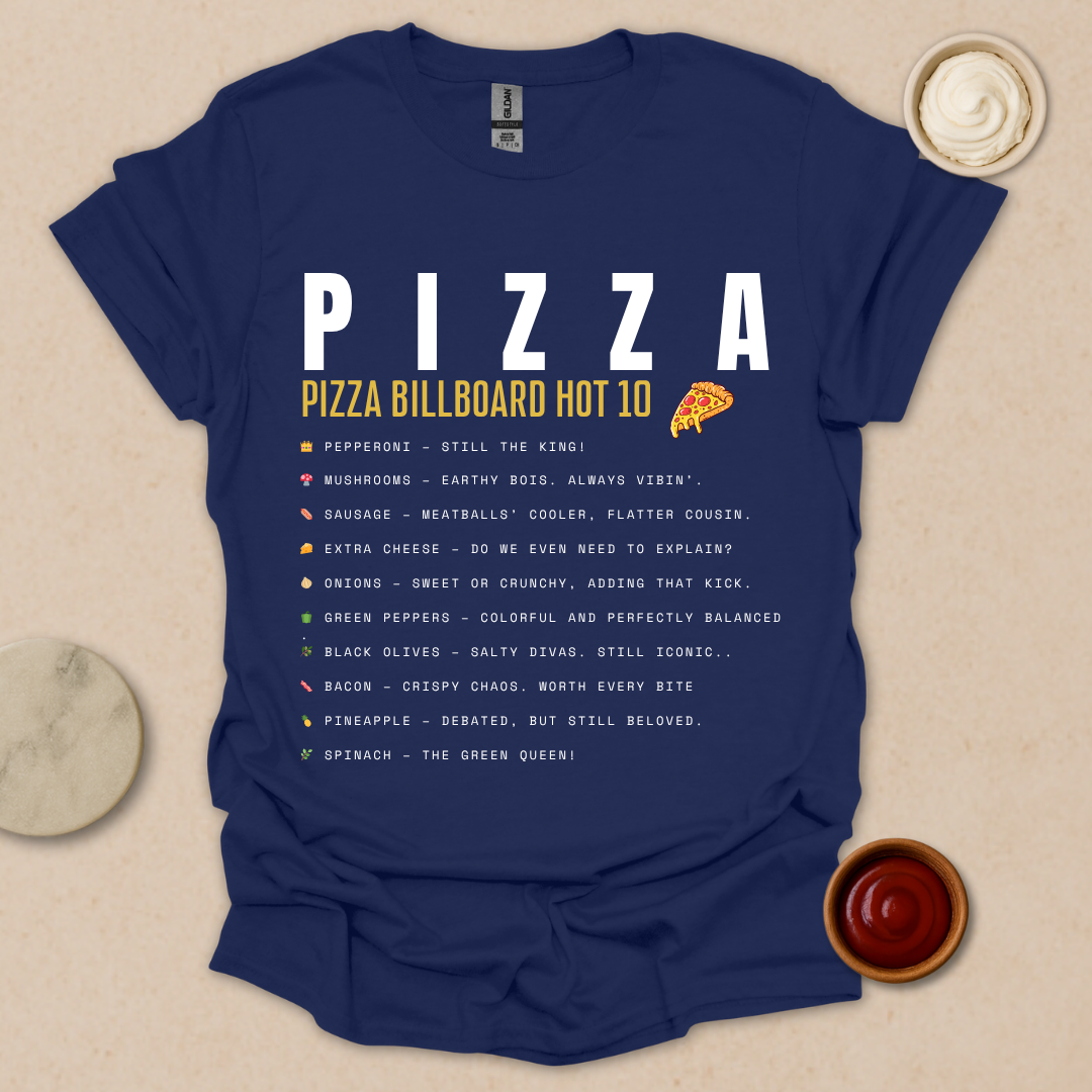Pizza Chart Topper T-Shirt
