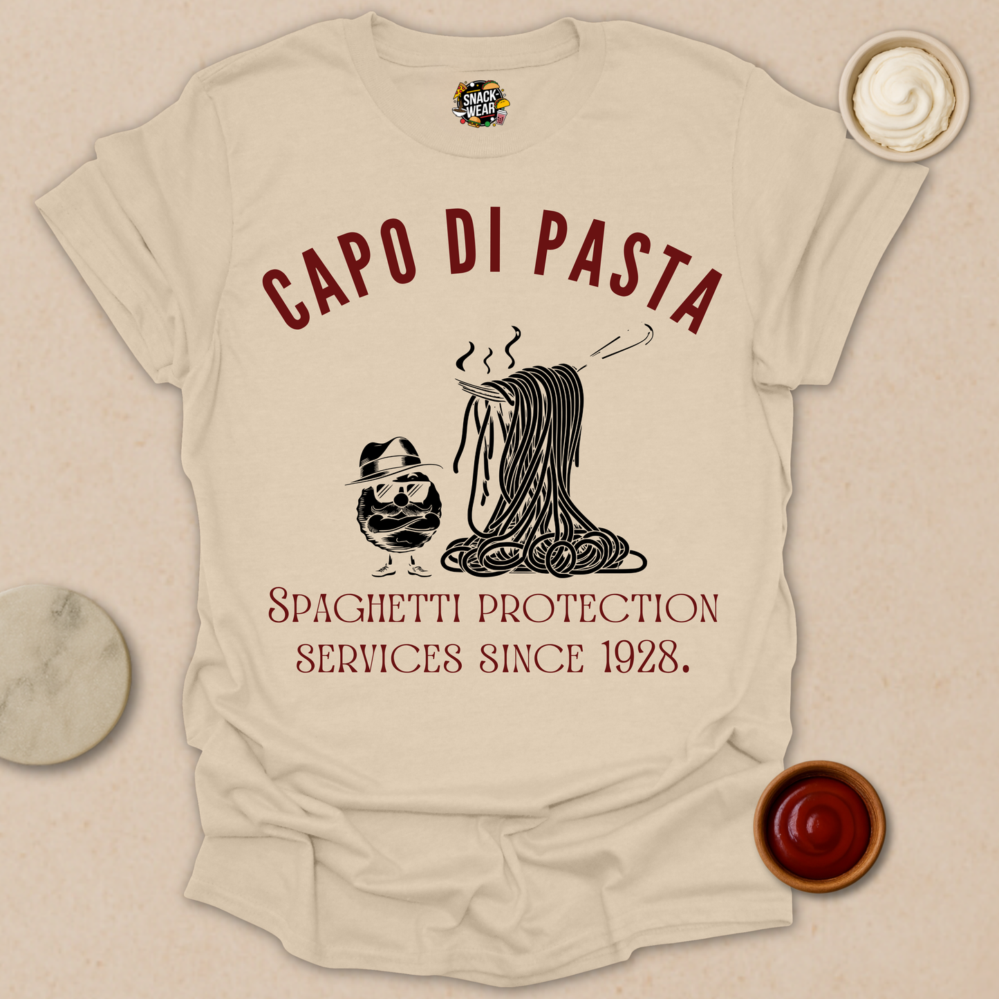 Capo Di Pasta - Spaghetti and Meatballs Mafia Tee
