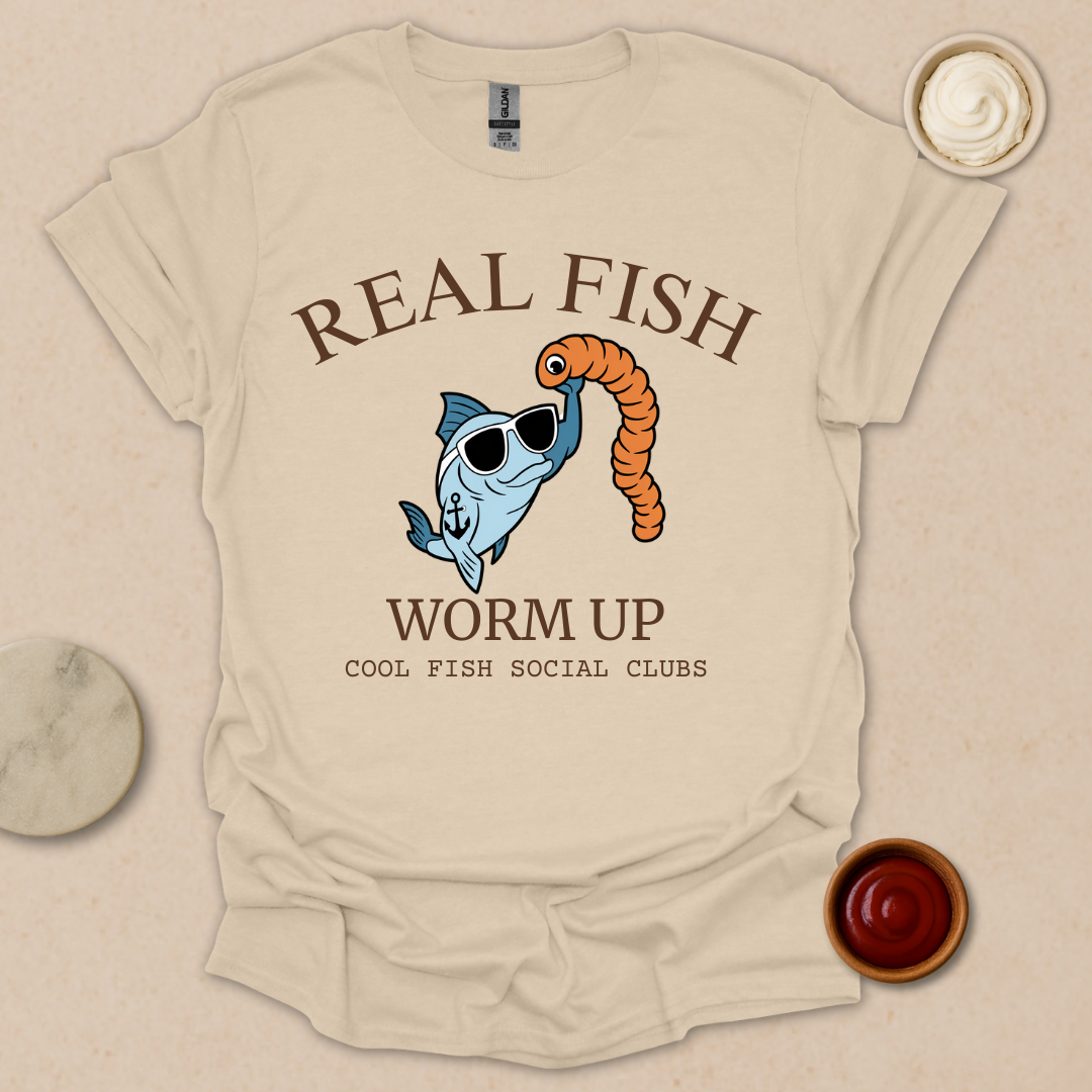 Real Fish Worm Up T-Shirt