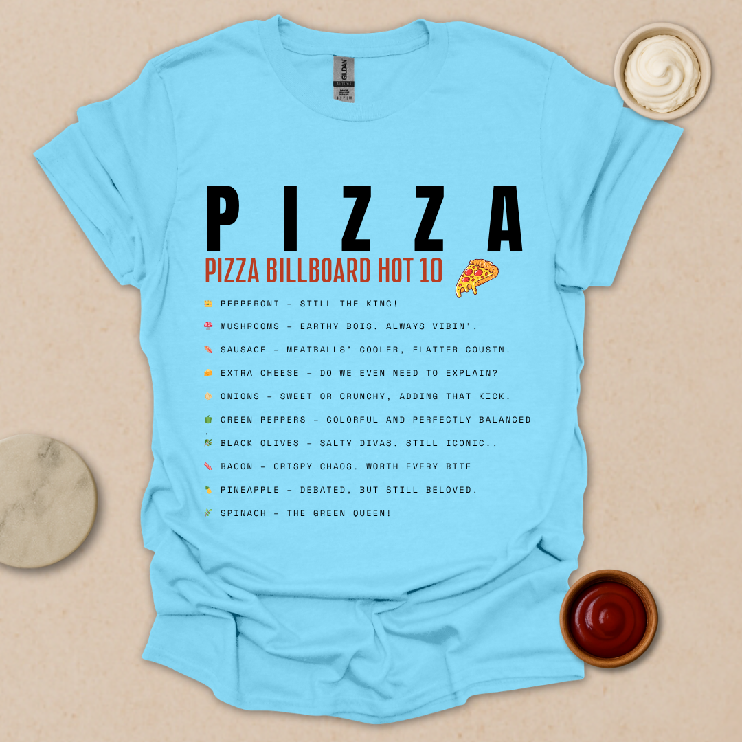 Pizza Chart Topper T-Shirt