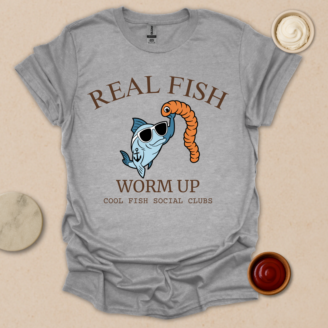 Real Fish Worm Up T-Shirt