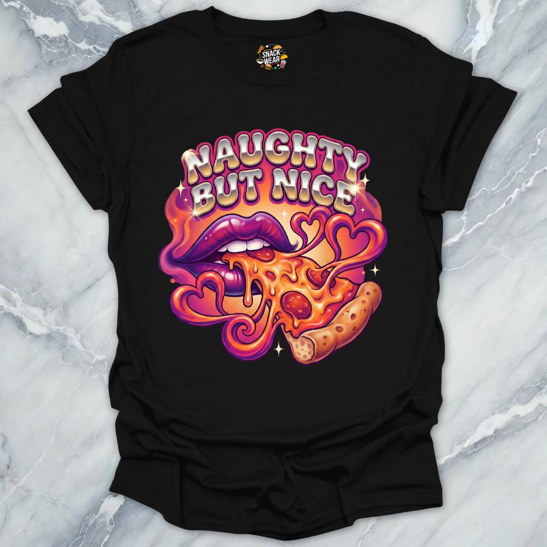 Retro Tattoo Pizza Streetwear T-Shirt
