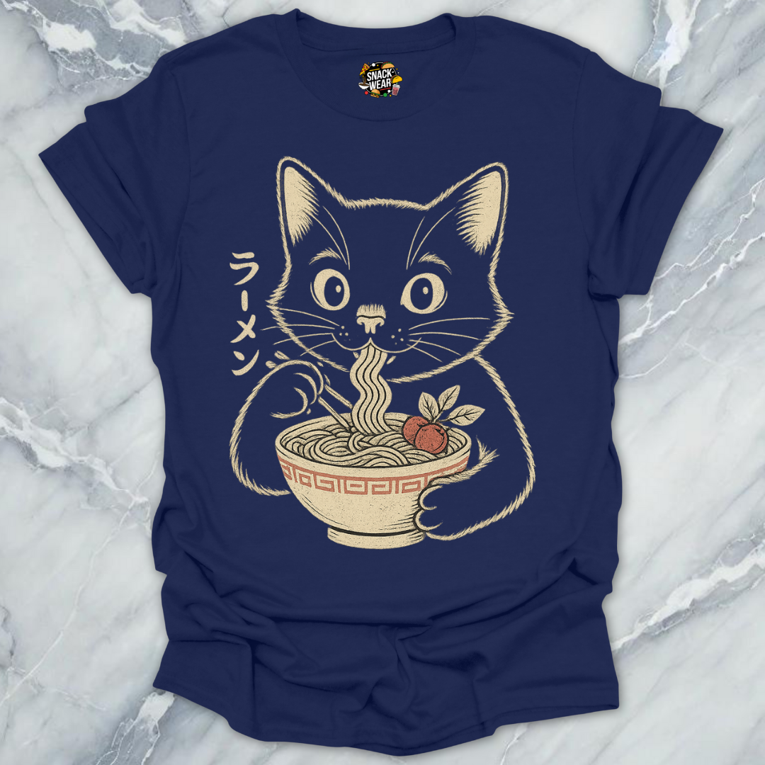 Ramen Cat Sketch T-Shirt