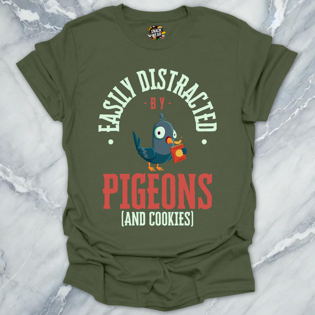Pigeons And Cookies ADHD T-Shirt
