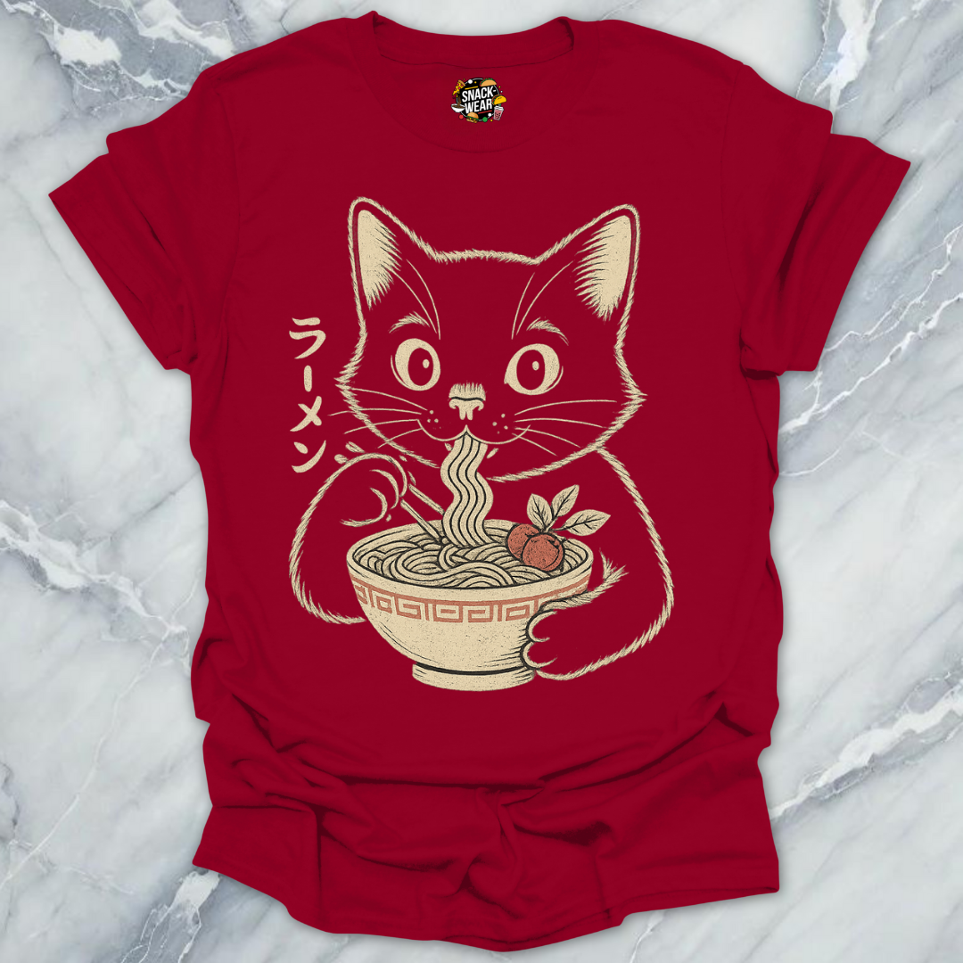 Ramen Cat Sketch T-Shirt