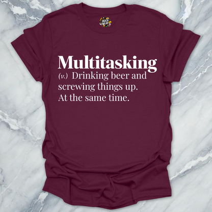 Multitasking Beer Definition T-Shirt
