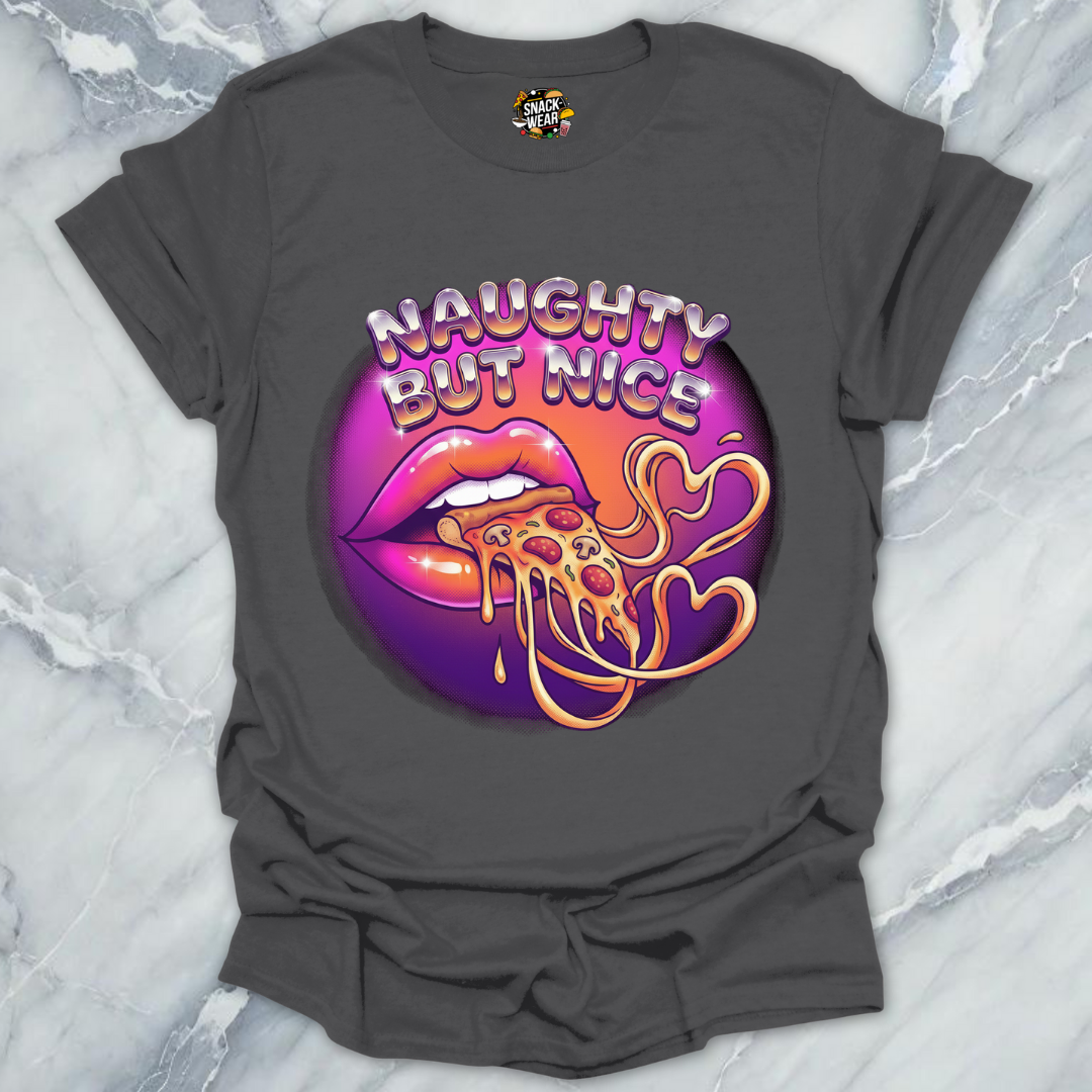 Naughty But Nice Pizza T-Shirt