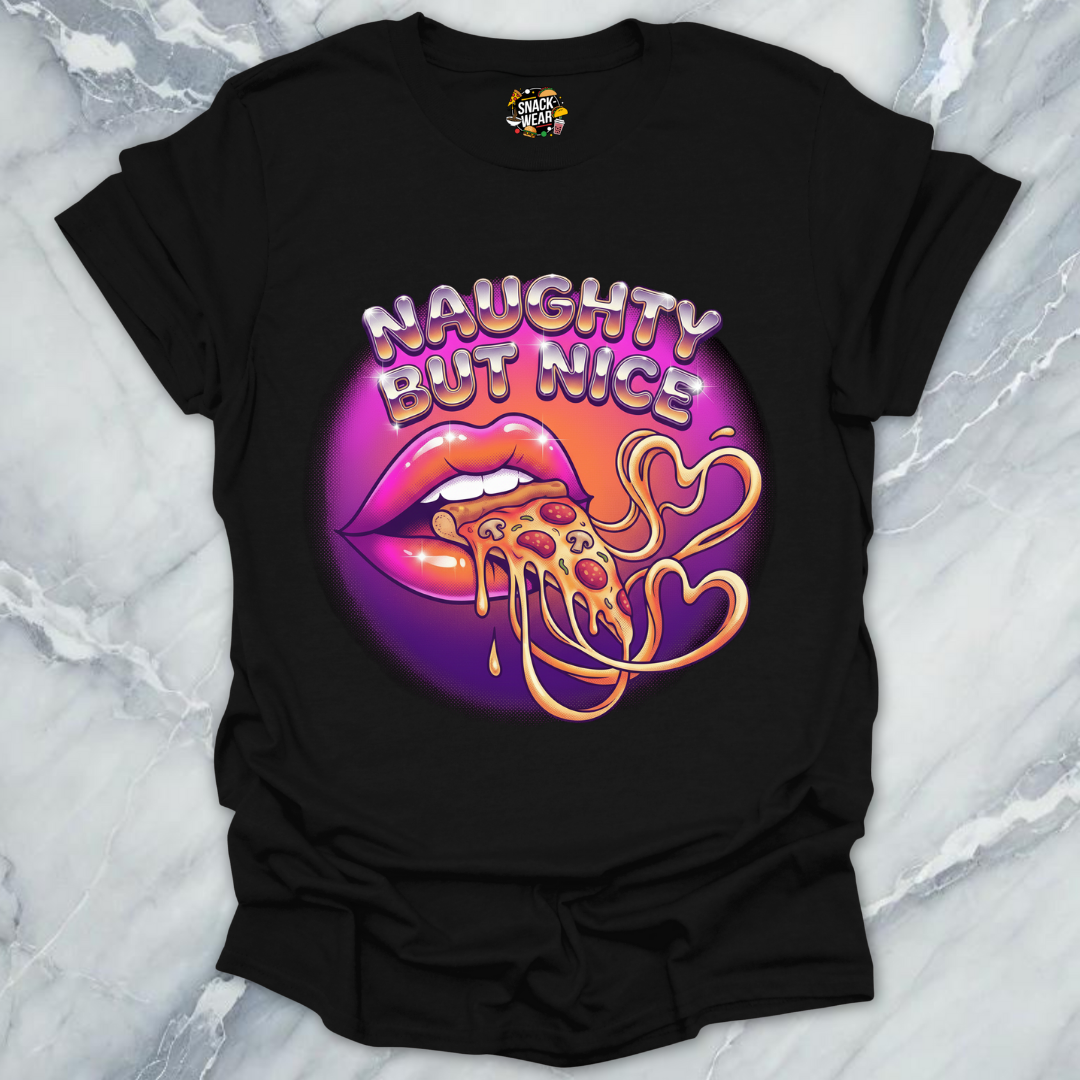 Naughty But Nice Pizza T-Shirt