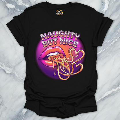 Naughty But Nice Pizza T-Shirt