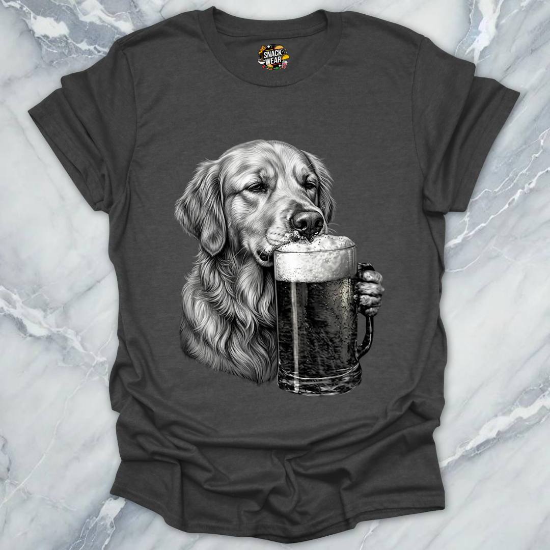 Golden Retriever Beer T-Shirt