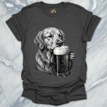 Golden Retriever Beer T-Shirt
