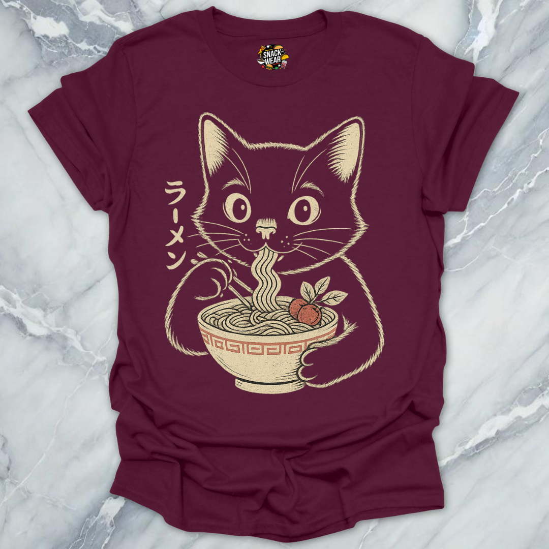 Ramen Cat Sketch T-Shirt