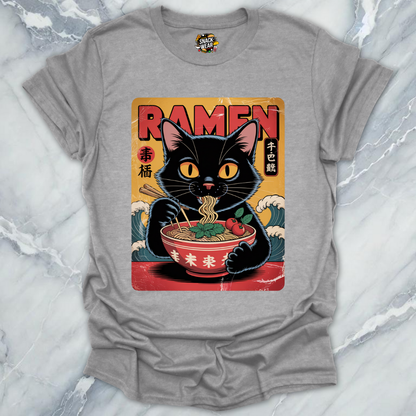 Ramen Cat - Vintage Poster T-Shirt