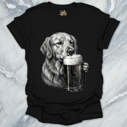 Golden Retriever Beer T-Shirt