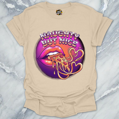 Naughty But Nice Pizza T-Shirt
