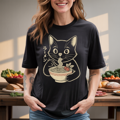 Ramen Cat Sketch T-Shirt