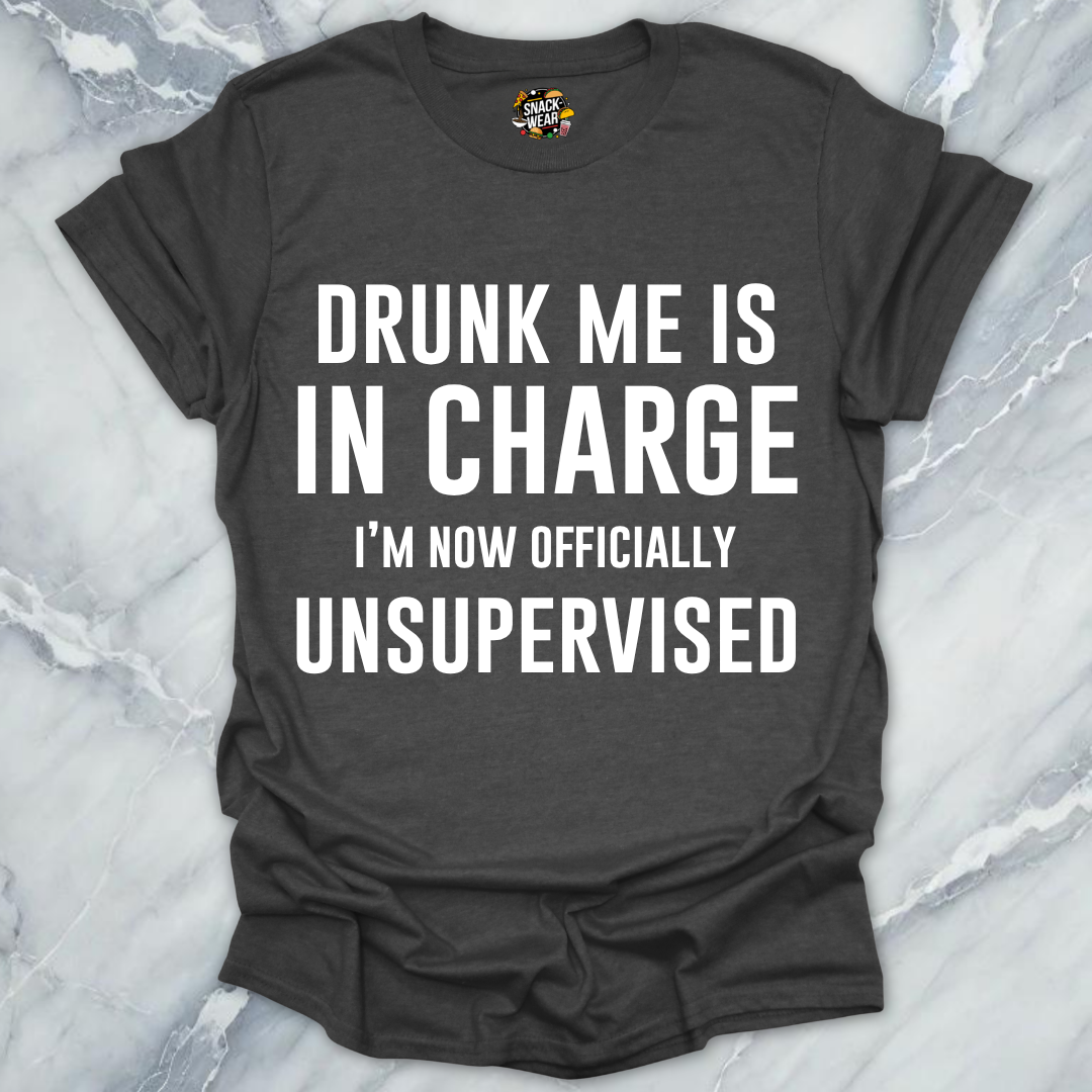 Unsupervised Drunk Me T-Shirt