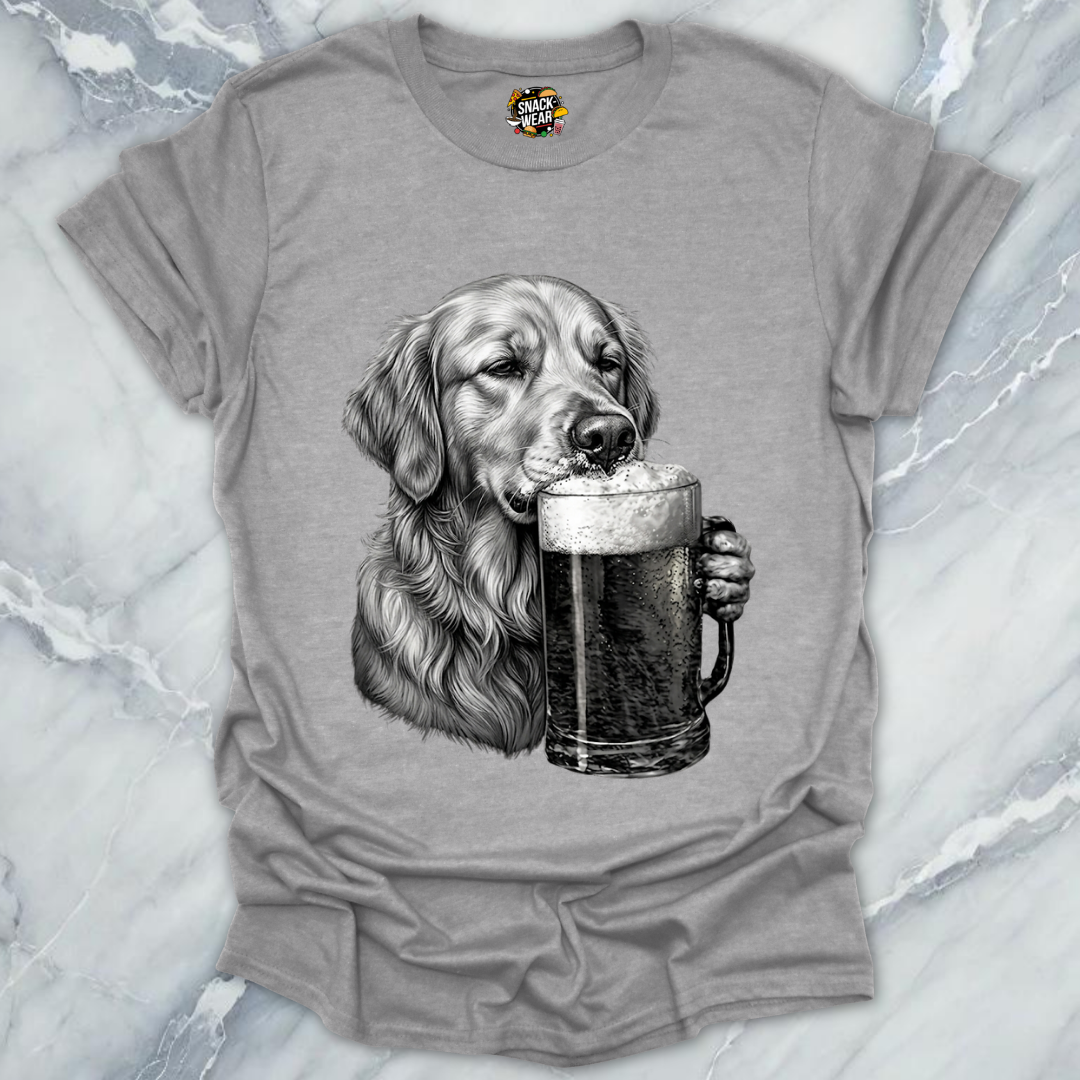 Golden Retriever Beer T-Shirt