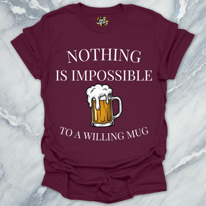 Willing Mug Beer T-Shirt
