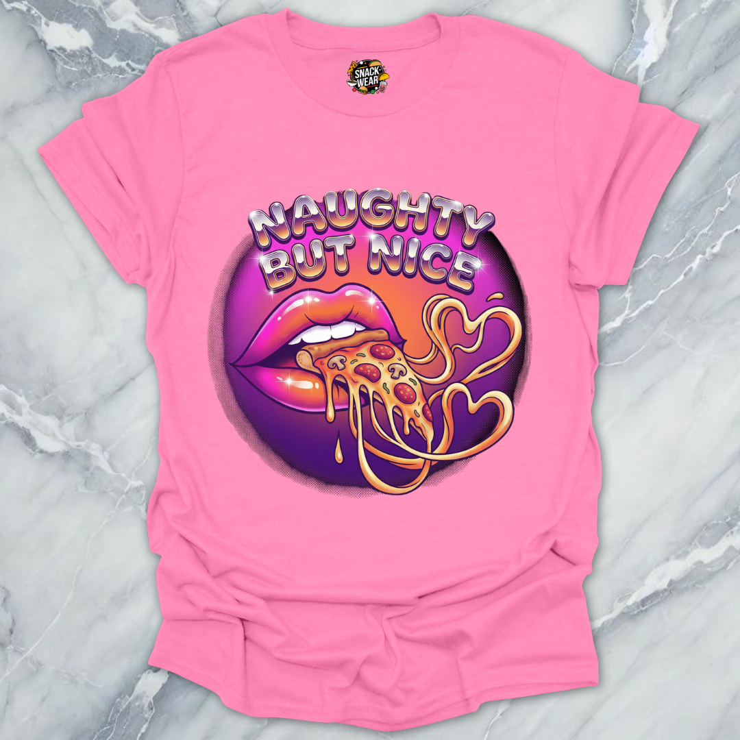 Naughty But Nice Pizza T-Shirt