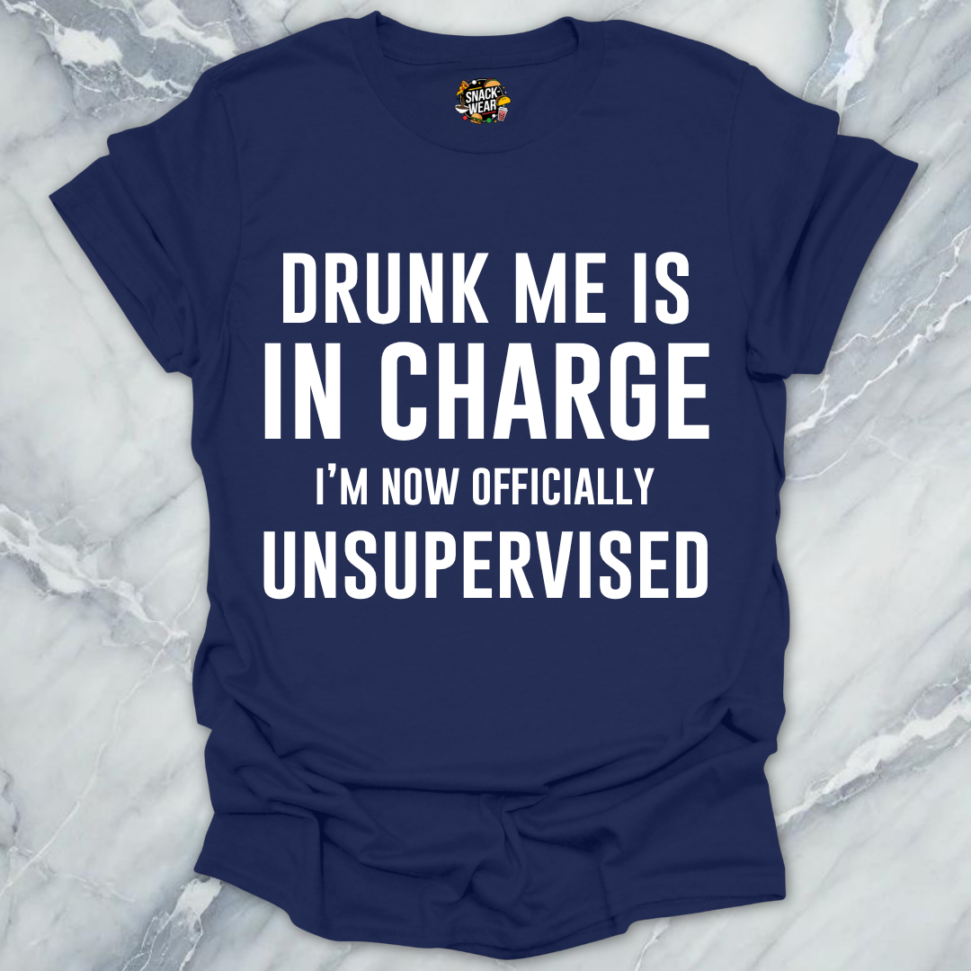 Unsupervised Drunk Me T-Shirt