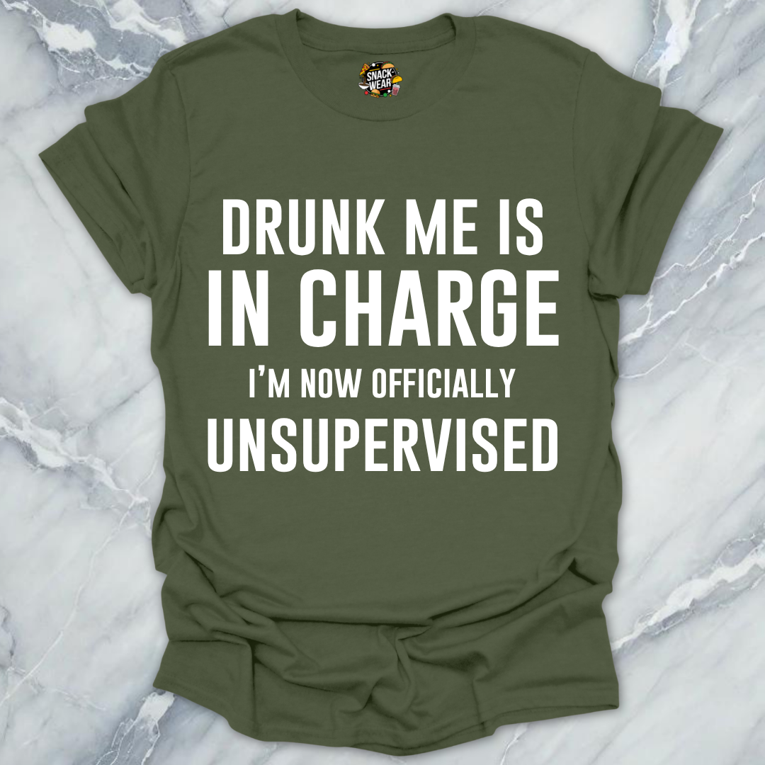 Unsupervised Drunk Me T-Shirt