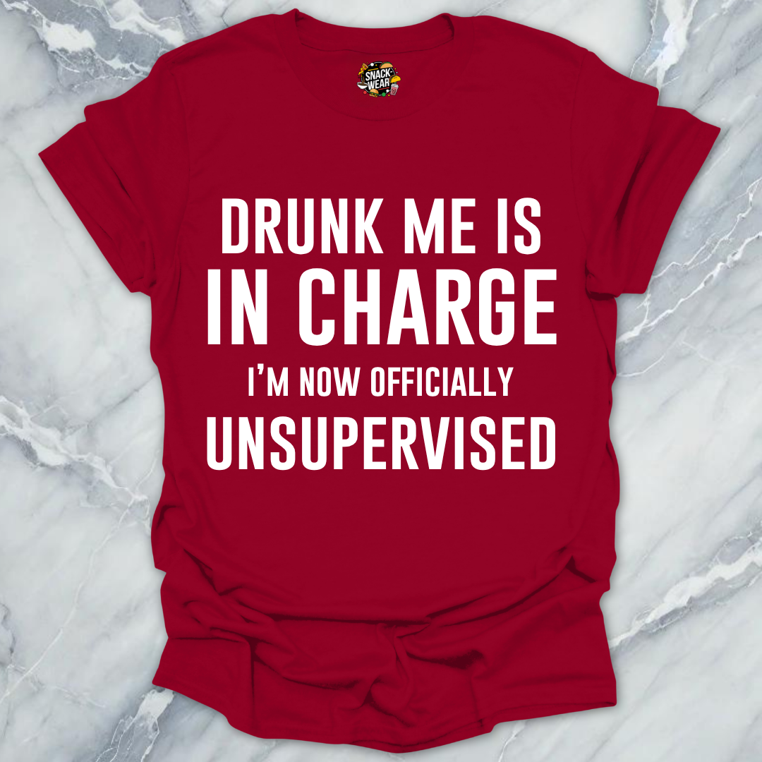 Unsupervised Drunk Me T-Shirt