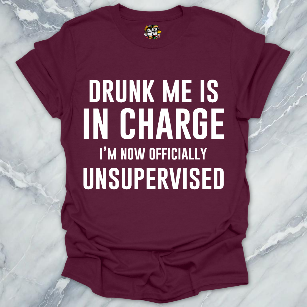 Unsupervised Drunk Me T-Shirt