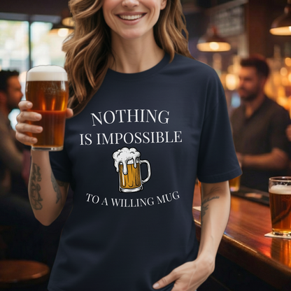 Willing Mug Beer T-Shirt