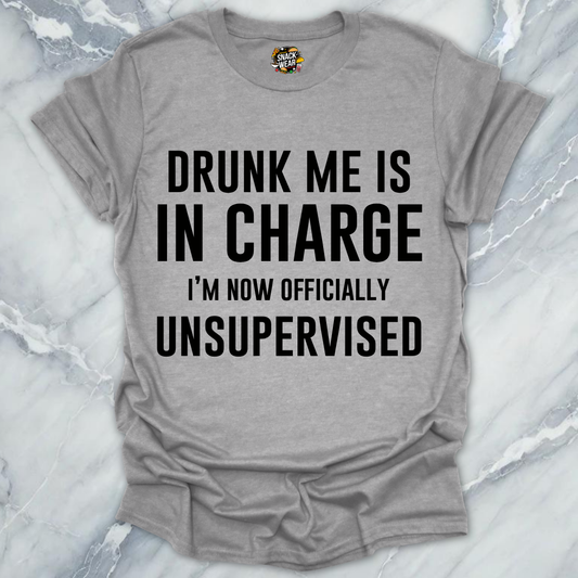 Unsupervised Drunk Me T-Shirt
