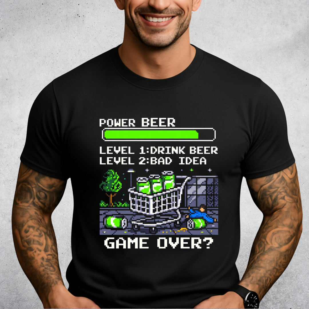 Power Beer Gamer T-Shirt
