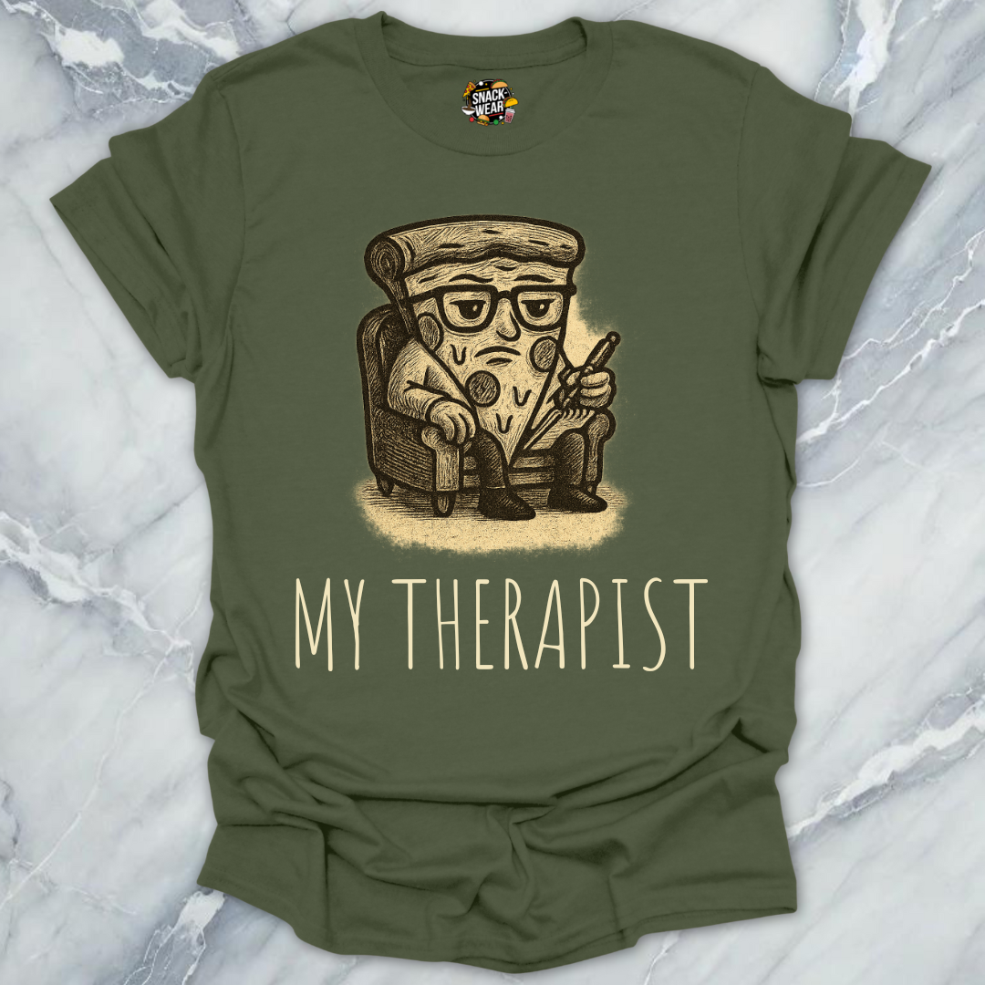 Vintage Therapist Pizza T-Shirt