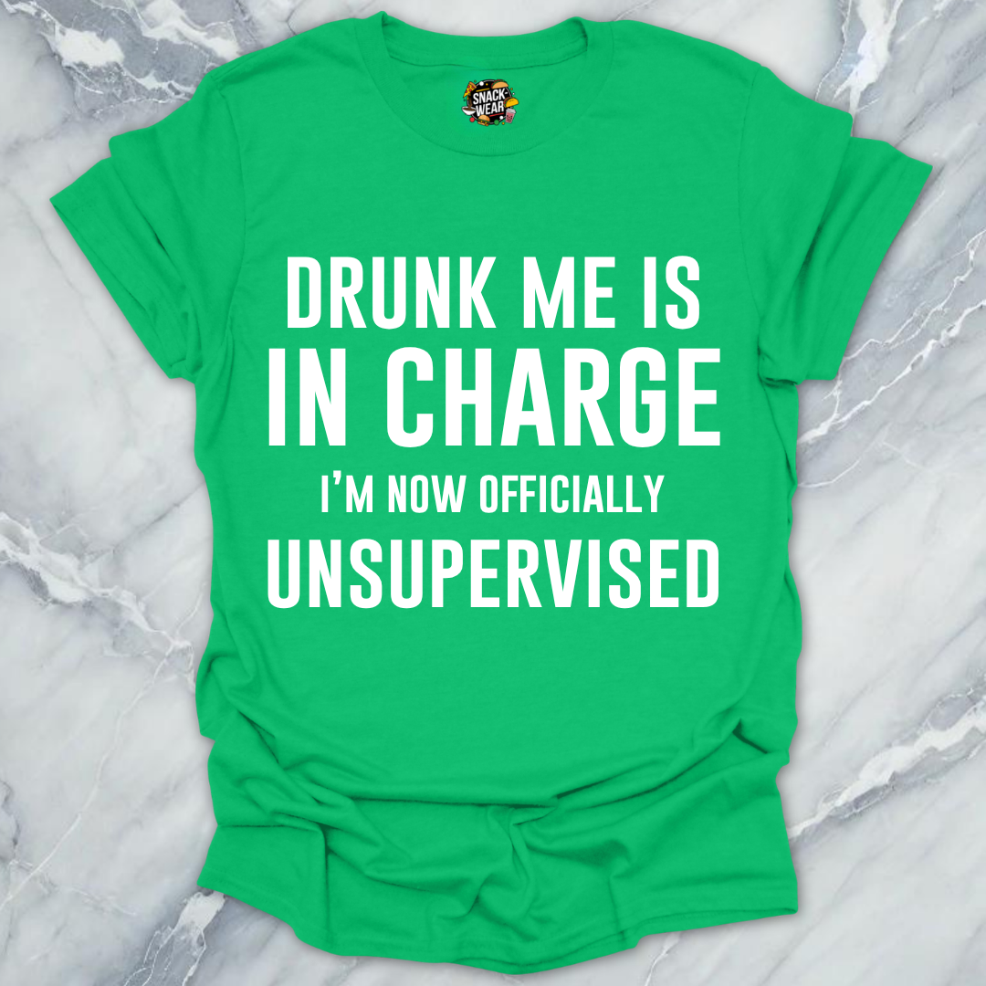 Unsupervised Drunk Me T-Shirt