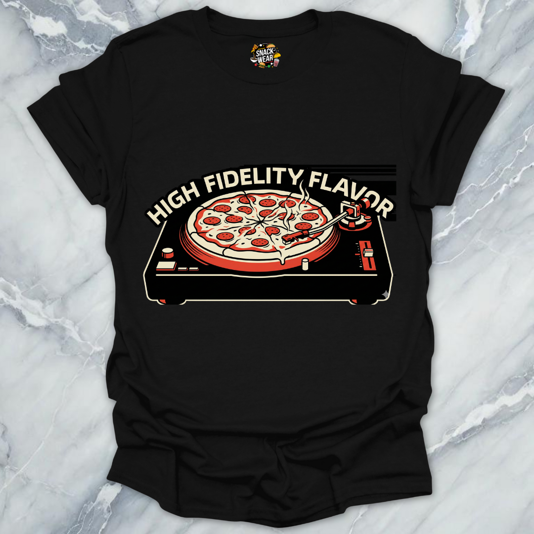 High Fidelity Flavor Pizza T-Shirt